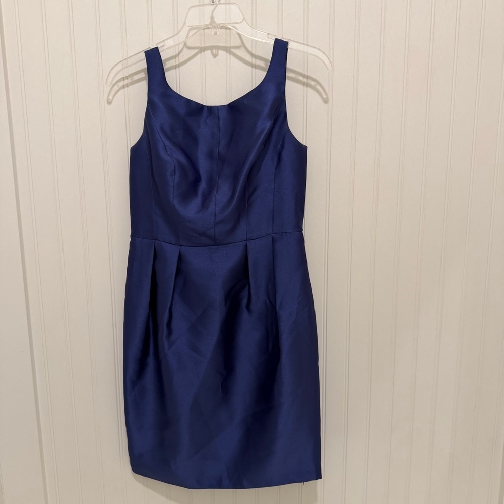 Adrianna Papell Y2K Royal Blue Mini Dress bows